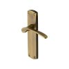 Heritage Brass Door Handle Lever Latch Diplomat Design Antique Brass finish
