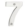 Numerals Number 7 - Bright Stainless Steel