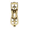 Heritage Brass Cabinet Pull Ornate Design Polished Brass Finish