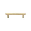 Heritage Brass Cabinet Pull Stepped Design 96mm CTC Satin Brass finish