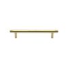 Heritage Brass Cabinet Pull Contour Design 128mm CTC Polished Brass finish