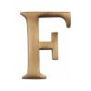 Heritage Brass Alphabet F Pin Fix 51mm (2") Antique Brass Finish