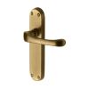 Heritage Brass Door Handle Lever Latch Gloucester Design Antique Brass finish