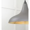 Smooth Brass Frankley Pendant in Bluff