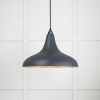 Smooth Brass Frankley Pendant in Soot