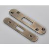 Forend Strike & Fixing Pack To Suit Architectural Deadlocks (Eds/Lds) Radius - Antique Brass