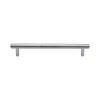 Heritage Brass Cabinet Pull Complete Knurl Design 160mm CTC Polished Chrome finish