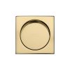 SLD Square Flush Pull Pair Polished Brass