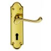 Ashtead Lever On Lock Backplate - Stainless Brass