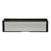 Intumescent Letterbox Assemblies 254mm  - Polished Chrome