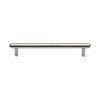 Heritage Brass Cabinet Pull Stepped Design 160mm CTC Polished Nickel finish