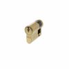 AGB 5 Pin Single Euro Cylinder 30-10mm (40mm) - Satin Brass