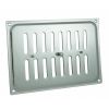 Hit And Miss Vent - Satin Stainless Steel/Polished Chrome