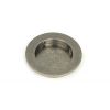 Pewter 75mm Plain Round Pull