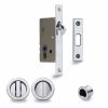 SLD Lock C/W RD Privacy Turns Polished Chrome
