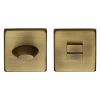 Heritage Brass Square Thumbturn & Emergency Release Antique Brass finish