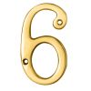 Numerals (0-9) Number 6/9 - Stainless Brass