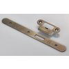Forend Strike And Fixing Pack To Suit Din Latch (Security) Radius - Antique Brass