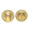 Oval Turn And Release - Polished Brass
