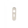 Radius Covers For Euro Lock Backplate 47.5mm  - Satin Stainless Steel