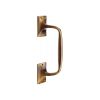Heritage Brass Door Pull Handle Cranked Design 8" Antique Brass Finish