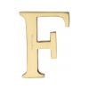 Heritage Brass Alphabet F Pin Fix 51mm (2") Satin Brass Finish