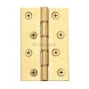 Heritage Brass Hinge Brass with Phosphor Washers 4" x 2 5/8" Natural Brass finish