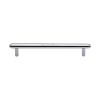 Heritage Brass Cabinet Pull Stepped Design 160mm CTC Polished Chrome finish