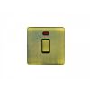 Eurolite Concealed 3mm 20Amp Switch with Neon Indicator Antique Brass