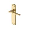 Heritage Brass Door Handle Lever Latch Kendal Design Satin Brass finish