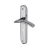 Sorrento Door Handle Lever Lock Tosca Design Polished Chrome finish