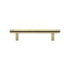 Heritage Brass Cabinet Pull Contour Design 96mm CTC Polished Brass finish