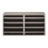 Intumescent Air Transfer Vent Grille 112 X 225mm - Silver