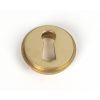 Polished Brass Round Escutcheon (Square)