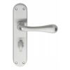 Astro Lever On Wc Backplate - Satin Chrome