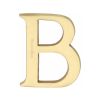 Heritage Brass Alphabet B Pin Fix 51mm (2") Satin Brass Finish