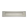 Heritage Brass Letterplate 13" x 3" Polished Nickel Finish