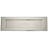Heritage Brass Letterplate 16" x 5" Polished Nickel Finish