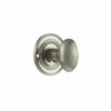 Old English Solid Brass Oval WC Turn and Release - Satin Nickel