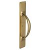 Heritage Brass Door Pull Handle on Plate Polished Brass finish