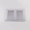 Hooded Louvre Vent - Satin Stainless Steel/Polished Chrome