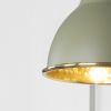 Hammered Brass Brindley Wall Light in Tump