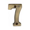 Heritage Brass Numeral 7 Face Fix 76mm (3") Antique Brass finish