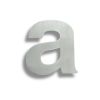 Stainless Steel Letters (Letter A) - Satin Stainless Steel