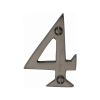 Heritage Brass Numeral 4 Face Fix 51mm (2") Matt Bronze finish