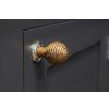 Rosewood and PN Beehive Cabinet Knob 35mm