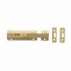 Atlantic Solid Brass Surface Door Bolt 4" - Satin Brass