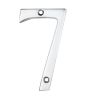 Numerals (0-9) Number 7 - Polished Chrome