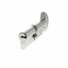 AGB 15 Pin Key to Turn Euro Cylinder 40-40mm (80mm) - Polished Chrome