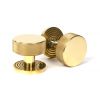 Polished Brass Brompton Mortice/Rim Knob Set (Beehive)